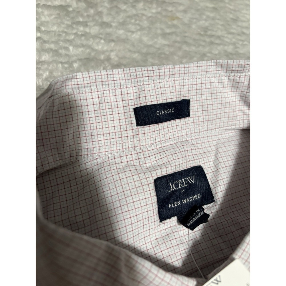 J.CREW Mens Long Sleeve Flex Washed Classic Shirt Size Large NWT - Picture 4 of 5